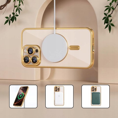Etui ProFlo do iPhone 16 Pro do MagSafe Złote Ochrona Aparatu Case