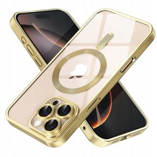 Etui ProFlo do iPhone 16 Pro do MagSafe Złoty Tytan Osłona Aparatu Złote