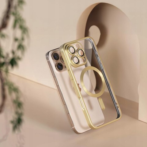 Etui ProFlo do iPhone 16 Pro do MagSafe Złoty Tytan Osłona Aparatu Złote