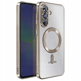 Etui do Samsung A56 5G kolor Tytan Naturalny do MagSafe Ochrona Aparatu