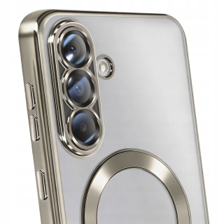 Etui do Samsung A56 5G kolor Tytan Naturalny do MagSafe Ochrona Aparatu