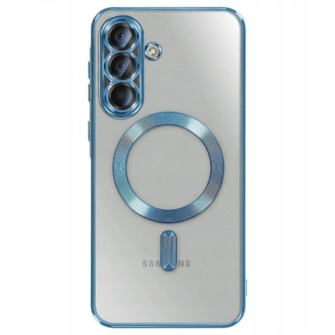Etui do Samsung Galaxy A56 5G jasnoniebieski / bezbarwny z ochroną aparatu
