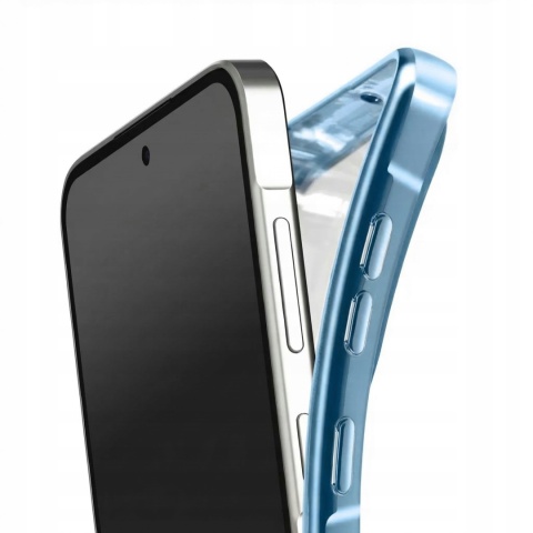 Etui do Samsung Galaxy A56 5G jasnoniebieski / bezbarwny z ochroną aparatu
