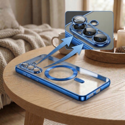 Etui do Samsung Galaxy A56 5G kolor niebieski do MagSafe Ochrona Aparatu