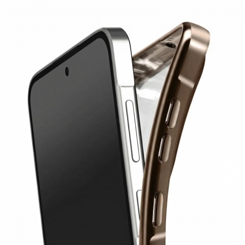 Etui do Samsung Galaxy A56 5G pustynny tytan / bezbarwny ochrona Aparatu