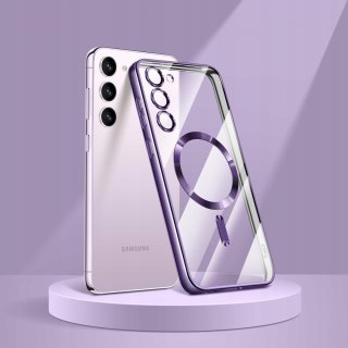 Etui do SAMSUNG S23 PLUS Fioletowe do MagSafe obudowa fioletowa case matowe