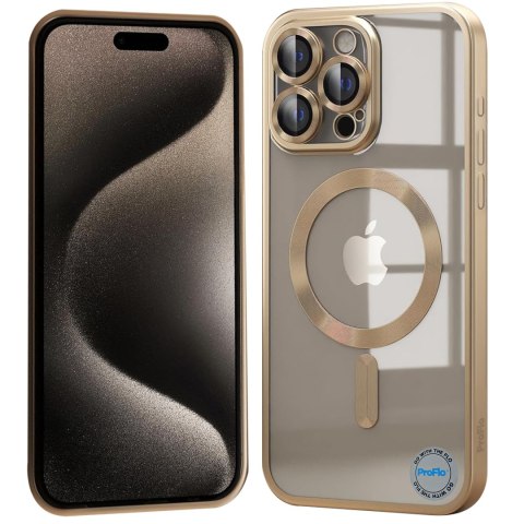 Etui do iPhone 16 Pro Złoty Pustynny Tytan case do MagSafe Ochrona Aparatów Etui do iPhone 16 Pro Złoty Pustynny Tytan case do MagSafe Ochrona Aparatów