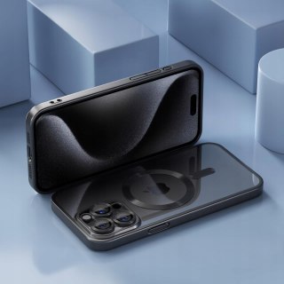 Etui do iPhone 12 Pro 6,1" Czarne matowe do MagSafe kolor czarny mat Case