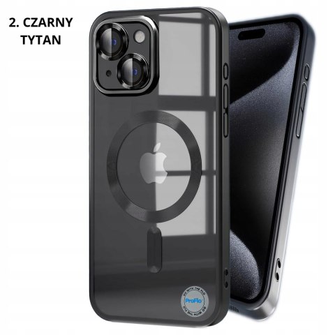 Etui do iPhone 13 Niebieskie Matowe do MagSafe kolor Niebieski Mat Bezbarwn