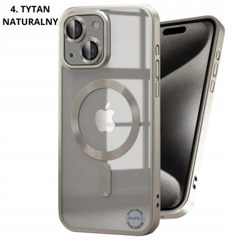 Etui do iPhone 13 kolor Tytan Naturalny Matowe do MagSafe bezbarwne Case