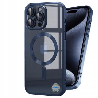 Etui do iPhone 15 Pro Max do MagSafe Niebieski Tytan Niebieskie Granatowy