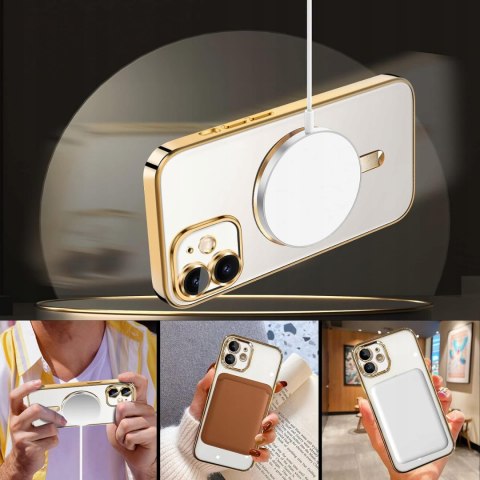 Etui Case do iPhone 12 do MagSafe ZŁOTE Ochrona Aparatu obudowa KOLORY