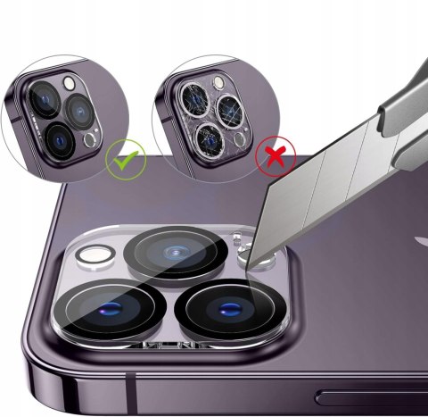 Szkło na aparat do iPhone 14 Pro i 14 Pro Max ochrona aparatu