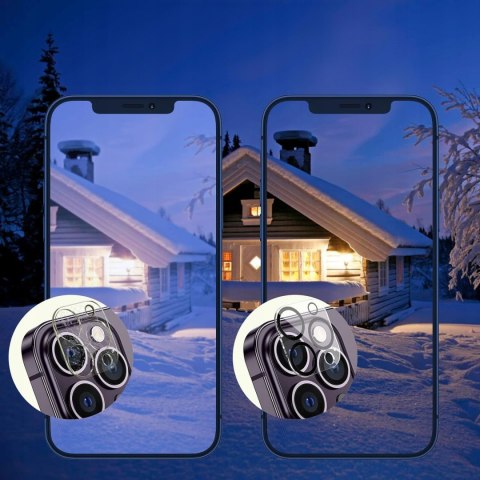 Szkło na aparat do iPhone 15 Pro i 15 Pro Max ochrona aparatu